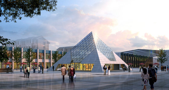 奉化金字塔网架